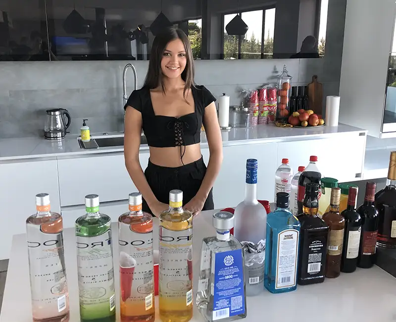 Bartending At A Private Event event staffing los angeles